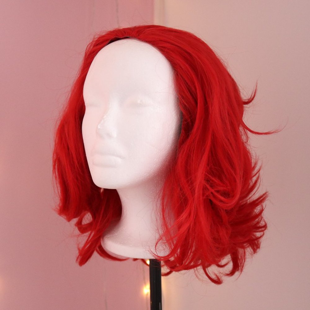 Rockstar Wigs Prism Hair Red Layered Lace Front Wig - Picture 6 of 8